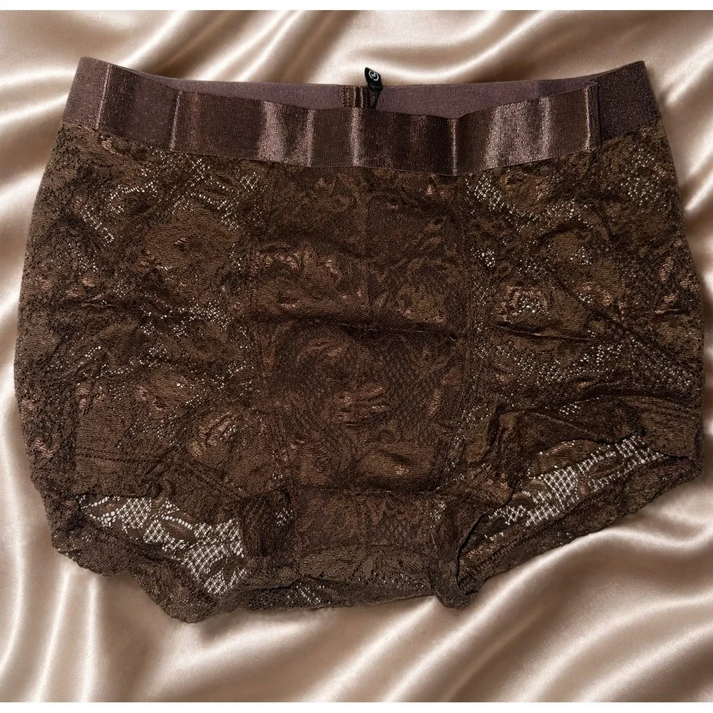 Cosabella Never Say Never‎ Lace Classic Trunk Boxer Brief NWT Size Small